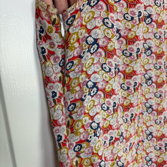 Anthropologie Sine Silk Ruffle Front Sleeveless Blouse Size 2 - Picture 8 of 9